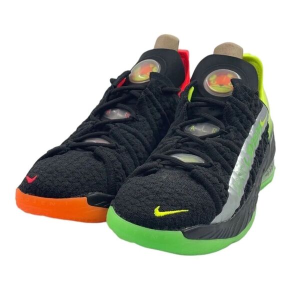 Nike Other - (E) Nike LeBron 18 GS Big Kids' Shoes Black Crimson Volt CW2760-009 Size 4 Y
